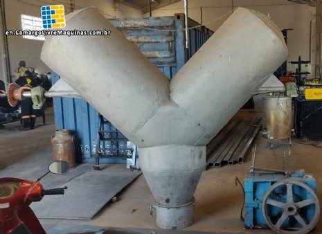 Stainless steel Y mixer 1000 L