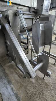 Hydraulic tilting elevator for meat and dough carts for feeding grinders and mixers Simetria MECH MMF 130