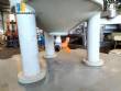 Master Pump 50 liter laboratory polypropylene mixing tank