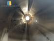 Rotary tube drum and stainless steel screw conveyor mixer for feed
