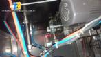 Stainless steel rotary filling and sealing machine for coffee capsules