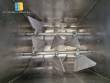Internal stainless steel paddle mixer with 2 shafts