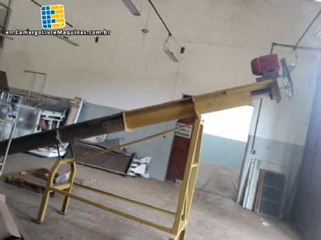 Stainless steel screw conveyor with carbon steel structure 6 meters
