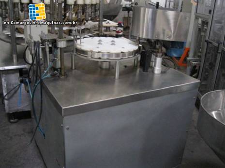 Liquid filler pistons 3 semiautomatic
