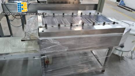 Stainless steel 7-roll cylinder for lasagna pasta 7-roll Indiana 400 mm