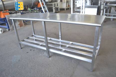 Stainless steel table 700 mm x 2000 mm