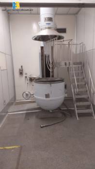 Planetary mixer with tilting jacketed bowl, Inco 500 liters