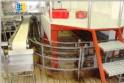Line to pasteurize and package milk