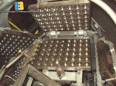 Waffer industrial oven for chocolates