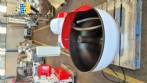 Dough mixer with hook, 100 liters, made of carbon steel.