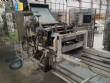 Continuous line laminator, cutter and folder for long dry pasta (tagliatelle).