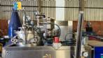 Stainless steel filling machine for beer liquids in Brabeer bottles