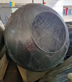 Stainless steel coating machine, 150 kg per hour.