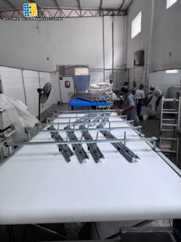 Bread dough divider/rounder, 12,000 units per hour, 4 channels.