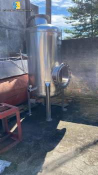 Industrial activated carbon stainless steel filter, 10 m�/h