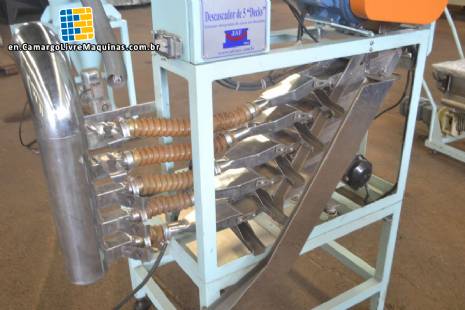 5-deck peeler with JAF Inox silo 5-deck peeler with JAF Inox silo