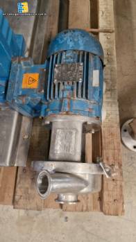 Castinox sanitary centrifugal pump with WEG 2 HP motor Castinox sanitary centrifugal pump with WEG 2 HP motor