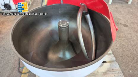 Dough mixer with hook, 100 liters, made of carbon steel. Dough mixer with hook, 100 liters, made of carbon steel.