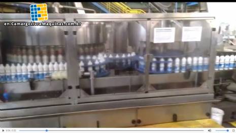 Rotary packer with 50 nozzles and 18 wrapping machines IMSB Rotary packer with 50 nozzles and 18 wrapping machines IMSB